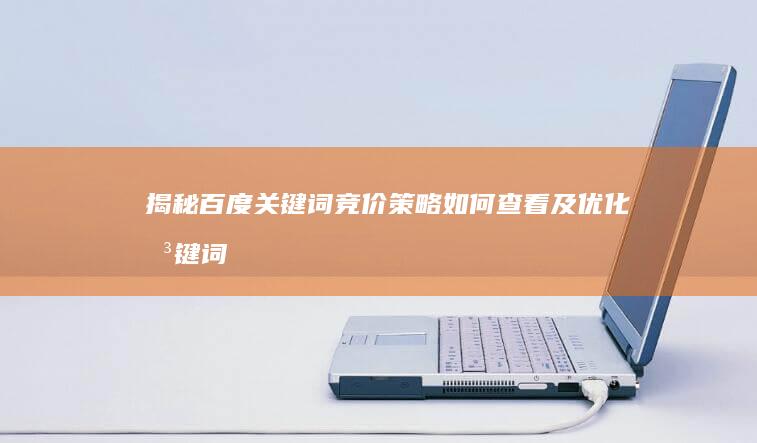 揭秘百度关键词竞价策略：如何查看及优化关键词价格